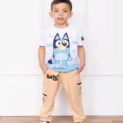 BLUEY - JOGGER NIÑO - FRENCH TERRY 100% ALGODON