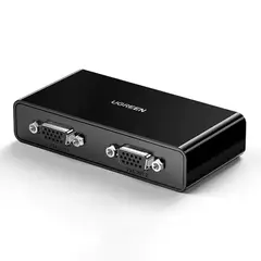 UGREEN - Splitter VGA 1 entrada 2 salidas 1920x1440p a 60Hz PC TV Monitor