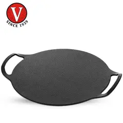 VICTORIA - Plancha para Pizza 38 cm Doble Asa Esmaltada-
