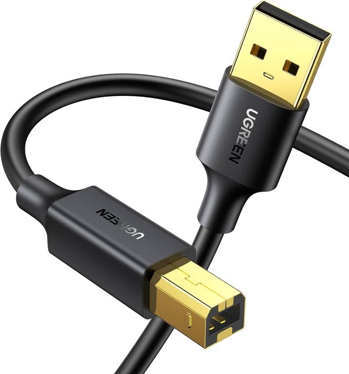 Cable USB 2.0 Tipo B para Impresora 3m Negro US135 - 10351