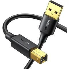 UGREEN - Cable USB 2.0 Tipo B para Impresora 3m Negro US135 - 10351