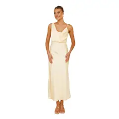 BLWOENS - Vestido casual de verano para mujeres - Amarillo