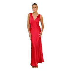 BLWOENS - Vestido casual de verano para mujeres - Rojo