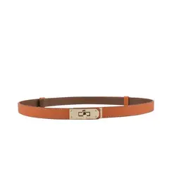 TIOZONEY - Cinturón Mujer-Naranjo