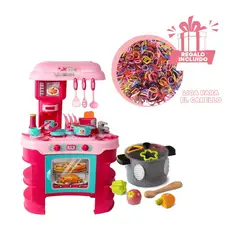 GENERICO - Set Funcional de Cocina en Rosado Y+Ligas de Regalo