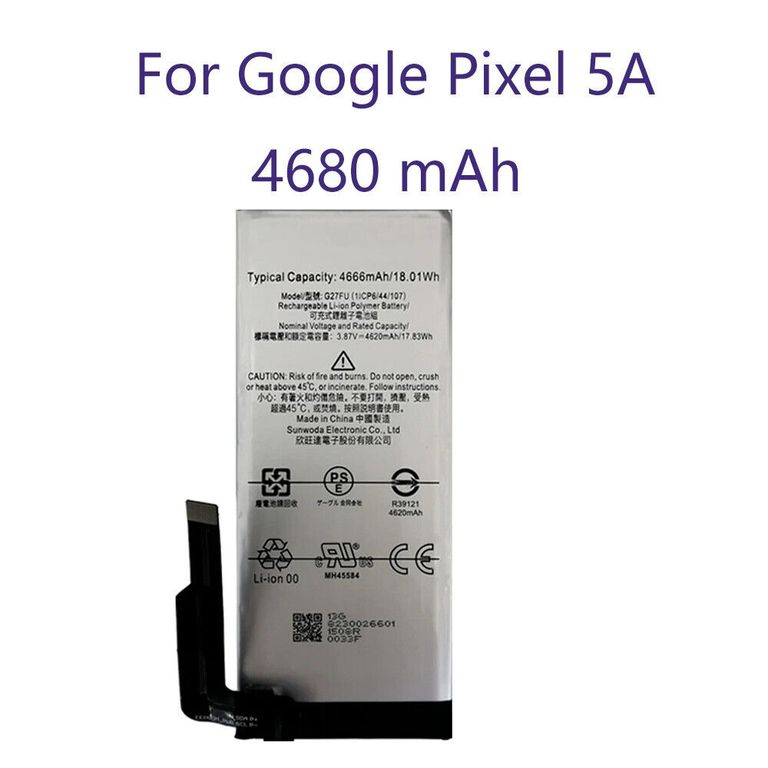 BATERIA PIXEL 5A G27FU-B NUEVO