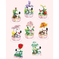 GENERICO - Snoopy Collection Garden - 01 Figura Armable