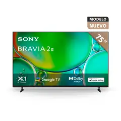 SONY - TV 75" K-75S20M2 4K Ultra HD BRAVIA 2 II Google TV con HDR