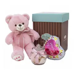 GENERICO - Detalle para Mamá Peluche Tierno con Alfajores