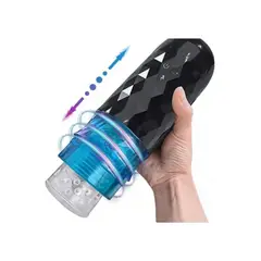 GENERICO - ESTIMULADOR MASCULINO TELESCOPICO Y ROTATIVO WALL XTREME