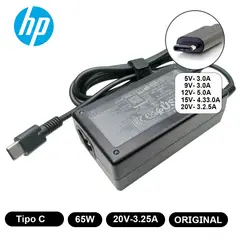 HP - CARGADOR TIPO C 65W NUEVO ORIGINAL