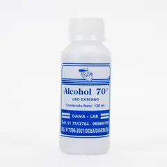 GENERICO - Alcohol GAMALAB 70° de 120 ml