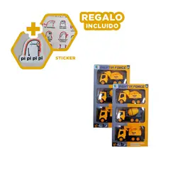 GENERICO - Set de Juego de Carros Kids Inertia Force Y+Regalo Stickers
