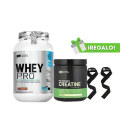 UNIVERSE NUTRITION - PACK WHEY PRO 1KG CHOCOLATE + CREATINA OPTIMUM NUTRITION MICRONIZADA 300G + STRAPS
