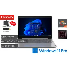 LENOVO - V15 G4 AMD RYZEN 7300 8GB RAM 1TB SSD 1TB HDD EXT 156
