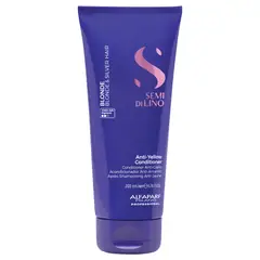 ALFAPARF MILANO - Acondicionador Alfaparf Semi di Lino Blonde Intense Anti-Yellow 200ml