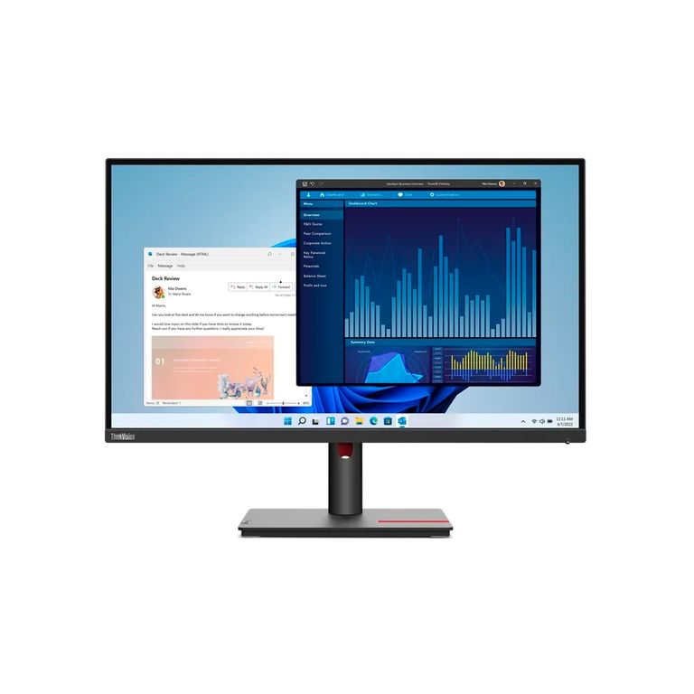 Monitor Thinkvision T22I-30 1920X1080 Wled Ips Hdmi Dp Vga Raven Black