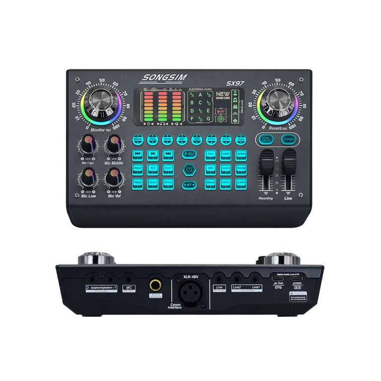 Interfaz de sonido SX97 con phantom power incorporado