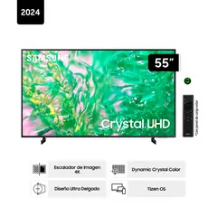 SAMSUNG - Televisor CRYSTAL UHD 55 UHD 4K Smart TV UN55DU8000GXPE