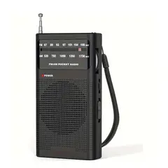 GENERICO - Radio Portátil AM FM Pantalla VFD