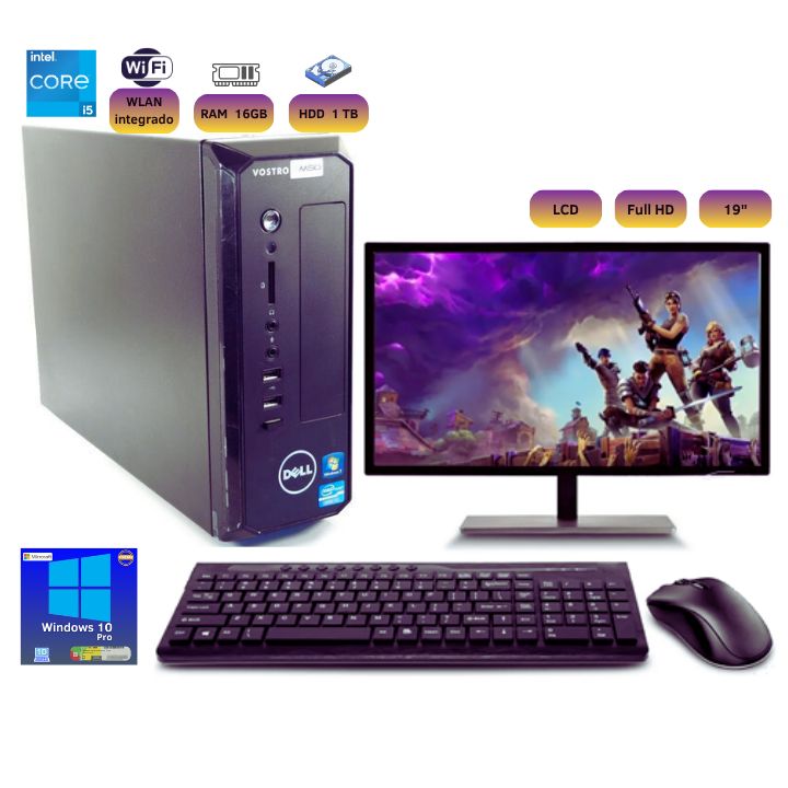 Computadora D06S I5 1TB HDD 16GB RAM+ Monitor Teclado y Mouse +W10