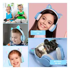 GENERICO - Pack6 Orejera Funcional Gato en Celes Y+Regalo Agendita