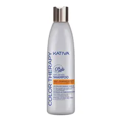 GENERICO - Shampoo Color Therapy Efecto Anti Naranja 355 ml- KATIVA