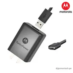MOTOROLA - Cargador Turbo Power USB a Tipo C - 30W - Negro