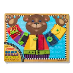 MELISSA & DOUG - Tablero de habilidades con cierres