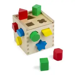 MELISSA & DOUG - Cubo para insertar figuras