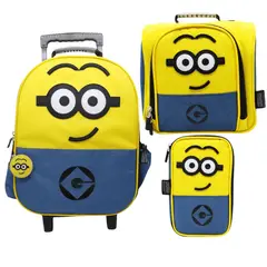 MINIONS - Maleta Oficio + Lonchera + Cartuchera Mi Villano Favorito