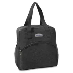 KELLER - Lonchera Térmica para Comida Y Alimentos Impermeable Negro R33