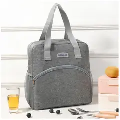 KELLER - Lonchera Térmica para Comida Y Alimentos Impermeable Plomo R33