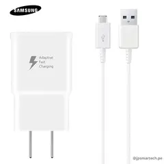 SAMSUNG - Cargador USB a Micro USB Carga Rápida - Blanco