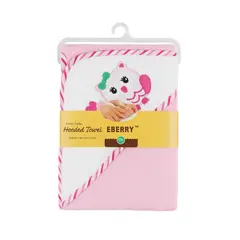 GENERICO - Toalla Para Bebés Con Capucha Diseño Búho Rosa