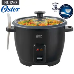 OSTER - Olla Arrocera de 1.8 L DiamondForce CKSTRCB10DFBLK Negro