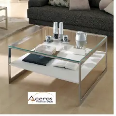 GENERICO - Mesa de Centro Lima Acero Inoxidable