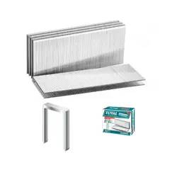 TOTAL TOOLS - Grapas Para Clavadora Neumática 40mm Ga18 (1.25 × 1.0 Mm)