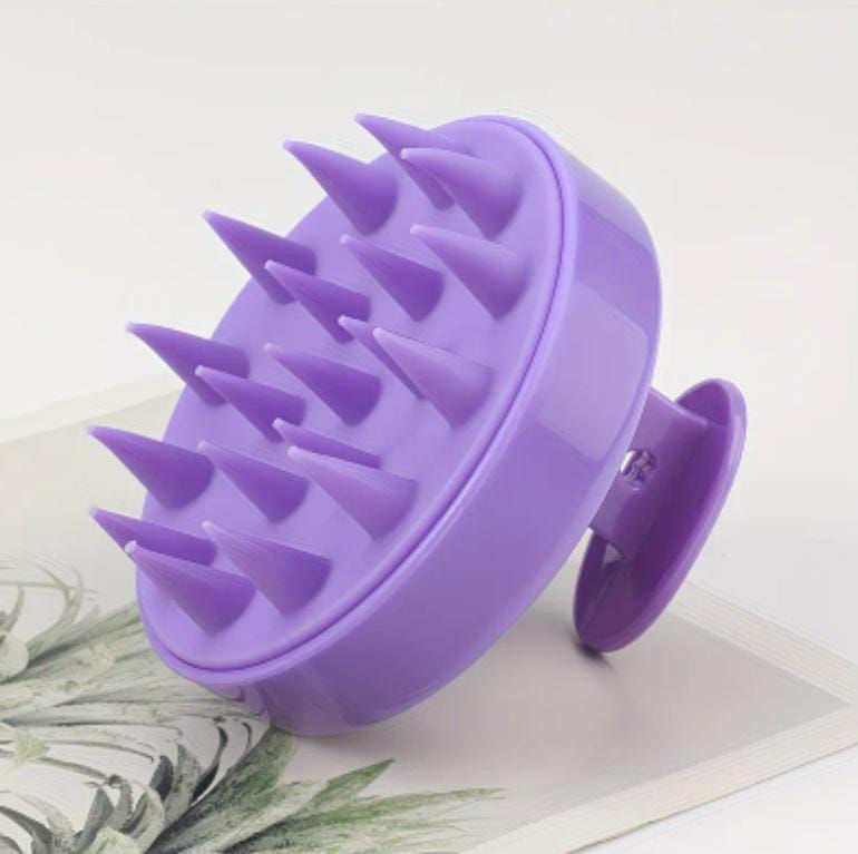CEPILLO MASAJEADOR DE CUERO CABELLUDO MORADO