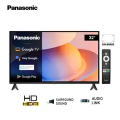 PANASONIC - TELEVISOR 32 HD SMART GOOGLE TV TC-32MS600P