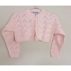 GENERICO - BOLERO CALADO NIÑA CHAQUETA CORTA