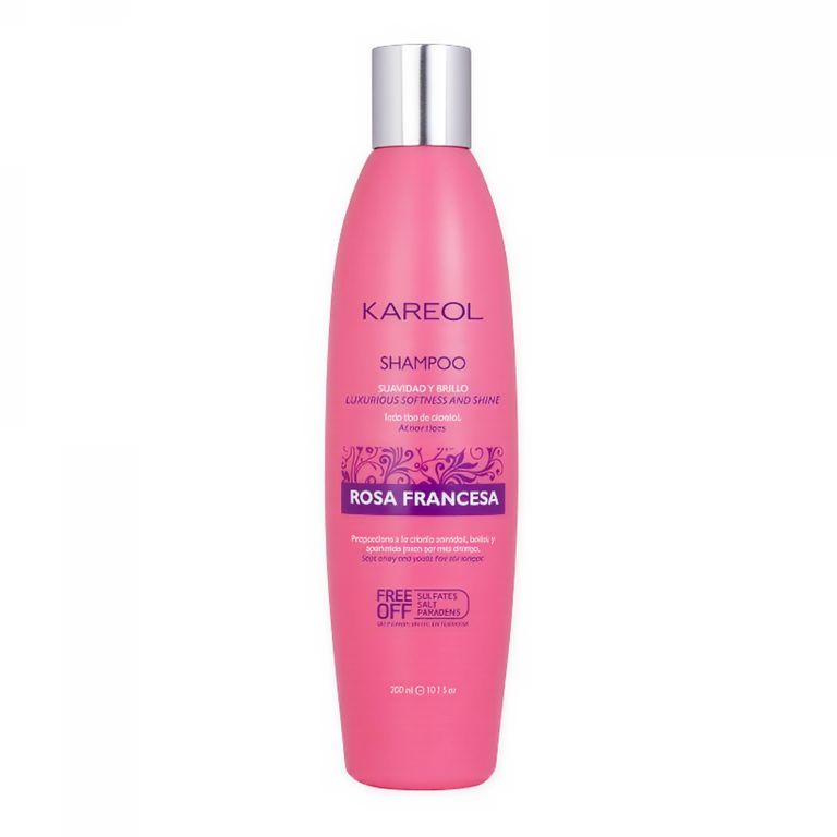 Shampoo Rosa Francesa Suavidad y Brillo 300 ml - KAREOL