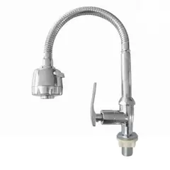 C&A - Caño de grifo corrugado flexible para mueble