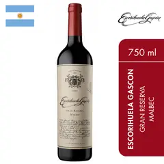 ESCORIHUELA GASCON - Gran Reserva Malbec