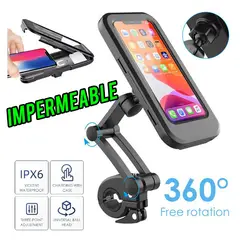 GENERICO - Soporte Holder Universal para Celular Bicicleta y Moto 360
