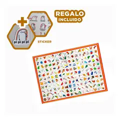 GENERICO - Juego de Mesa Practico Ponte Mosca Y+Regalo Stickers
