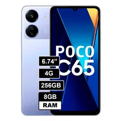 XIAOMI - Celular Poco C65 8GB RAM 256GB Purpura
