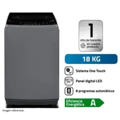 INDURAMA - Lavadora 18KG Automática LRI-18DGR