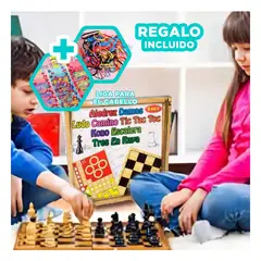 GENERICO - Pack6 Juego de Mesa para Kids en Multicolo Y+Ligas de Regalo