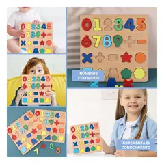 GENERICO - Pack6 Juego con Numeros para Pensar en Multicolor